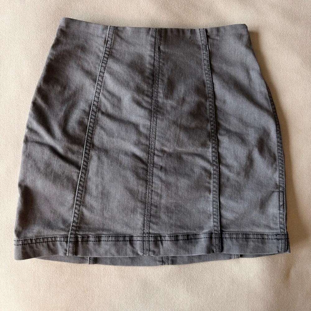Free People Charcoal Pencil Skirt